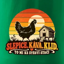 Slepice káva klid a pohoda