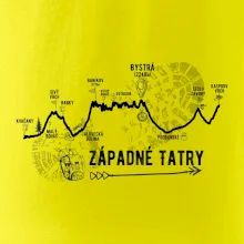 Profil kopca Západné tatry