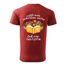 Jestli mám otevřenou knihu, tak vás neslyším