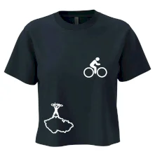 Mapa ČR + kolo na prsu