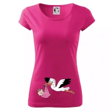 Čáp a miminko - holka (Hana-creative)