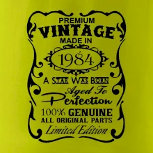 Vintage Etiketa - 1984