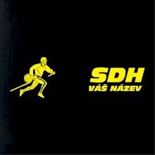Hasičský sport SDH + váš název ŽLUTÁ