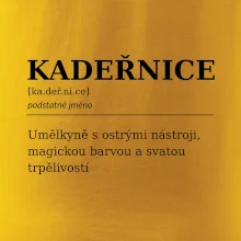 Kadeřnice umělkyně s ostrými nástroji