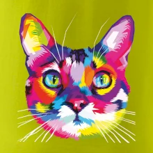 Kočka duhová hlava
