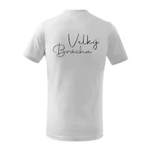 Velký brácha - nápis na zádech