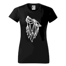 Geometrie - vlk - vyjící