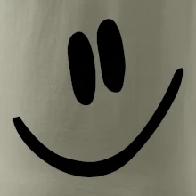 Emoji bez obrysu - usměv