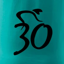 Cyklista slaví třicítku (30)