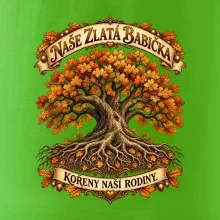 Naše zlatá babička kořeny naší rodiny dub