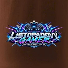 Listopadový gamer s neonovým herním ovladačem