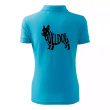 Bulldog  nápis v těle