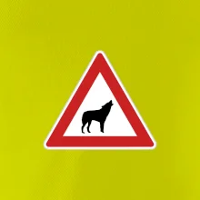 Dopravní značka - Pozor vlk