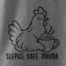 Slepice s kávou a pohodou