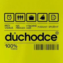 Čárový kód důchodce