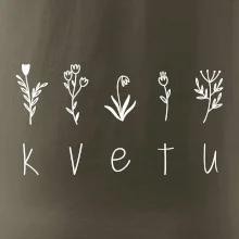 Kvetu - Nápis s květinami