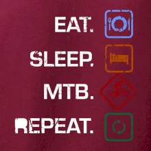 Eat sleep MTB repeat