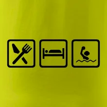 Eat sleep vodní pólo v řadě