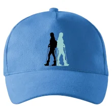 Nordic walking figury - žena