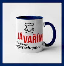 Já vařím - tvoje superschopnost? rovný nápis