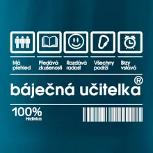 Čárový kód  - Báječná učitelka