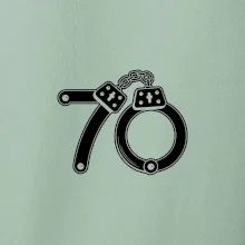 Narozeninové tričko pro policajta - pouta 70