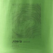 Jizera - vrstevnice v obdélníku