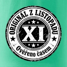 Originál z listopadu černobílá pečeť XI