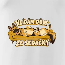 Hlídám dům ze sedačky - vlčák