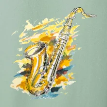 Saxofon malovaný