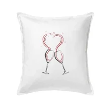 Víno je láska - srdíčka