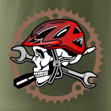 Lebka biker opravář
