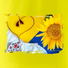 Ukrajina slunečnice a kroj