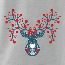 Folklor - jelen s červenými plody