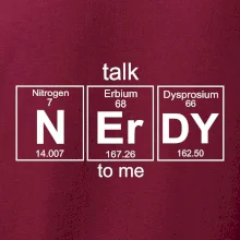 Talk nerdy - periodická tabulka