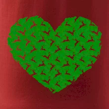 Vánoční jeleni v srdci