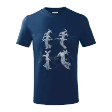 Zkroucený stožár vysokého vedení