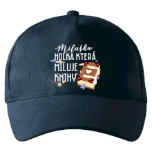 Kniha - Holka, která miluje knihy -  Vaše jméno