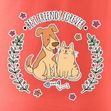 Kočka a pes best friends