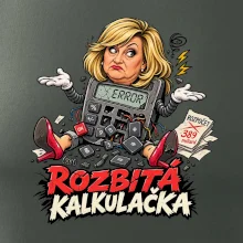 Alenka - rozbitá kalkulačka