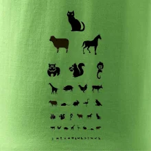 Oční test zvířatka