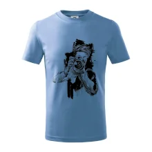 Fotograf kreslený tužkou