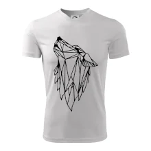 Geometrie - vlk - vyjící