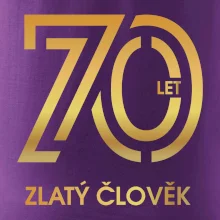 70 let zlatý člověk