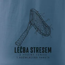 Léčba stresem rozmlácená raketa