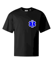 Rescue - Hvězda na prsu +  nápis na zádech