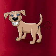 Prdící pes kreslený (Hana-creative)