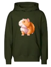 Morče - kreslené, bílo oranžové