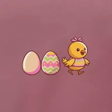 Evoluce vajíčka - velikonoce - kuře