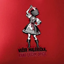 Streetart - Večer malérečka, ráno léčím opicu